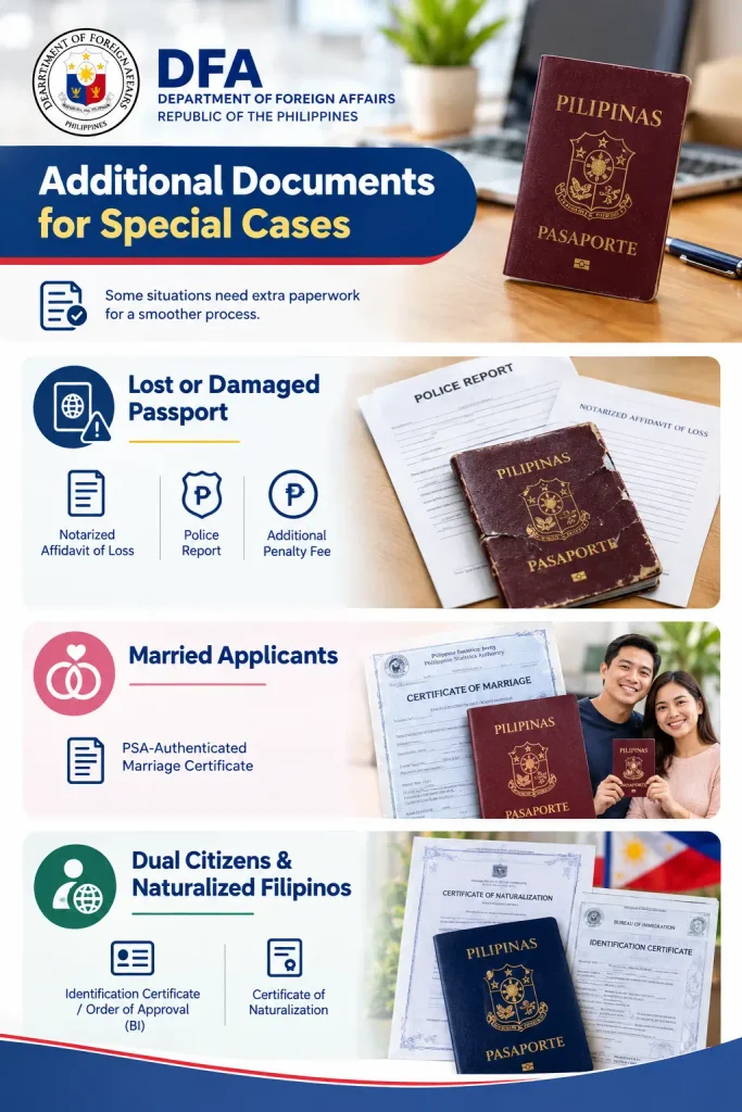 Additional Documents for Special Cases