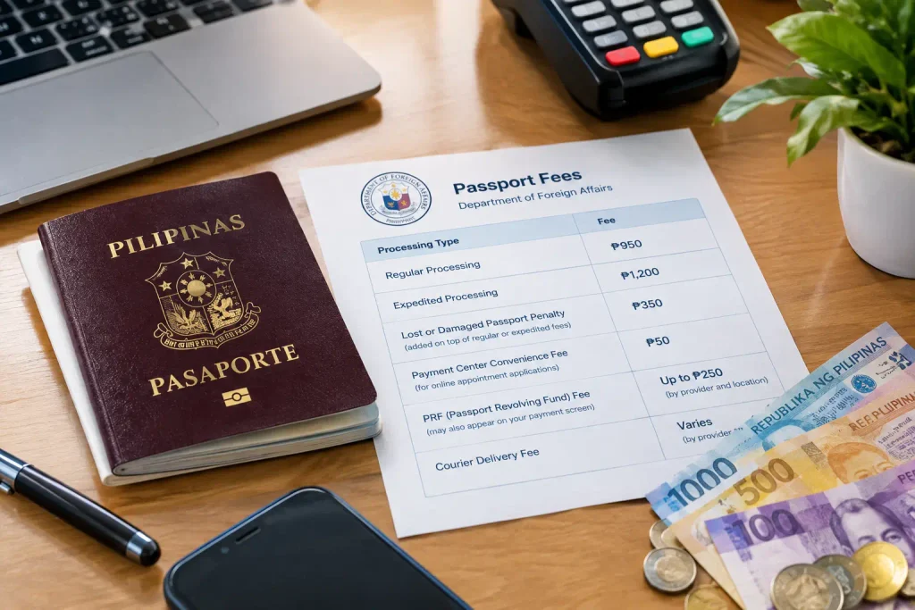 Current DFA Passport Fees