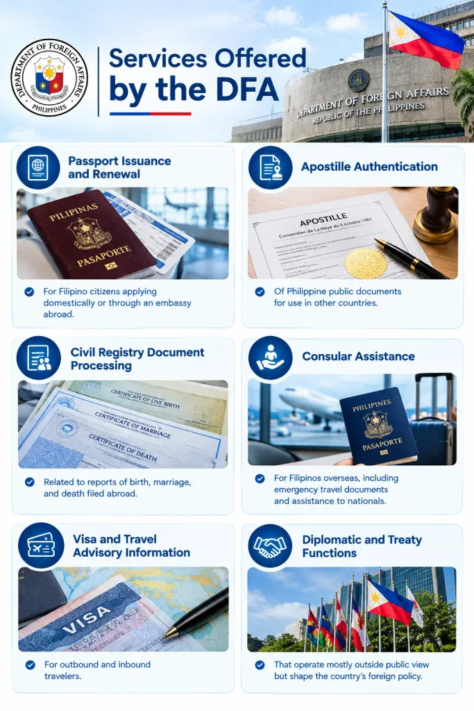 Services Offered by the DFA