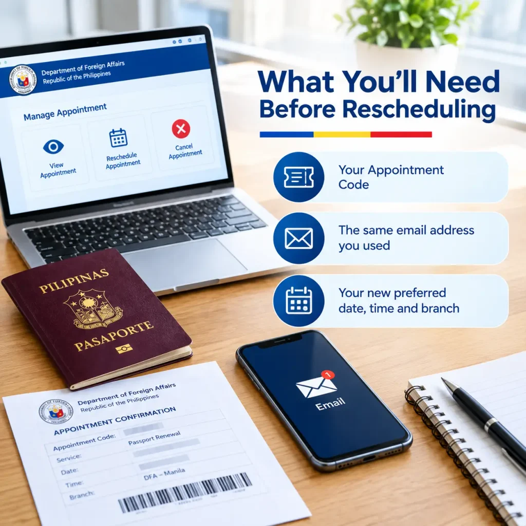 What You'll Need Before Rescheduling