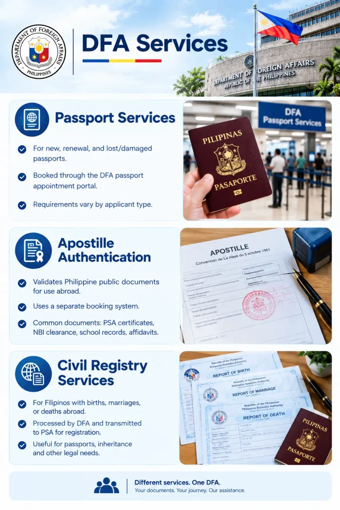 Which DFA Service Do You Need